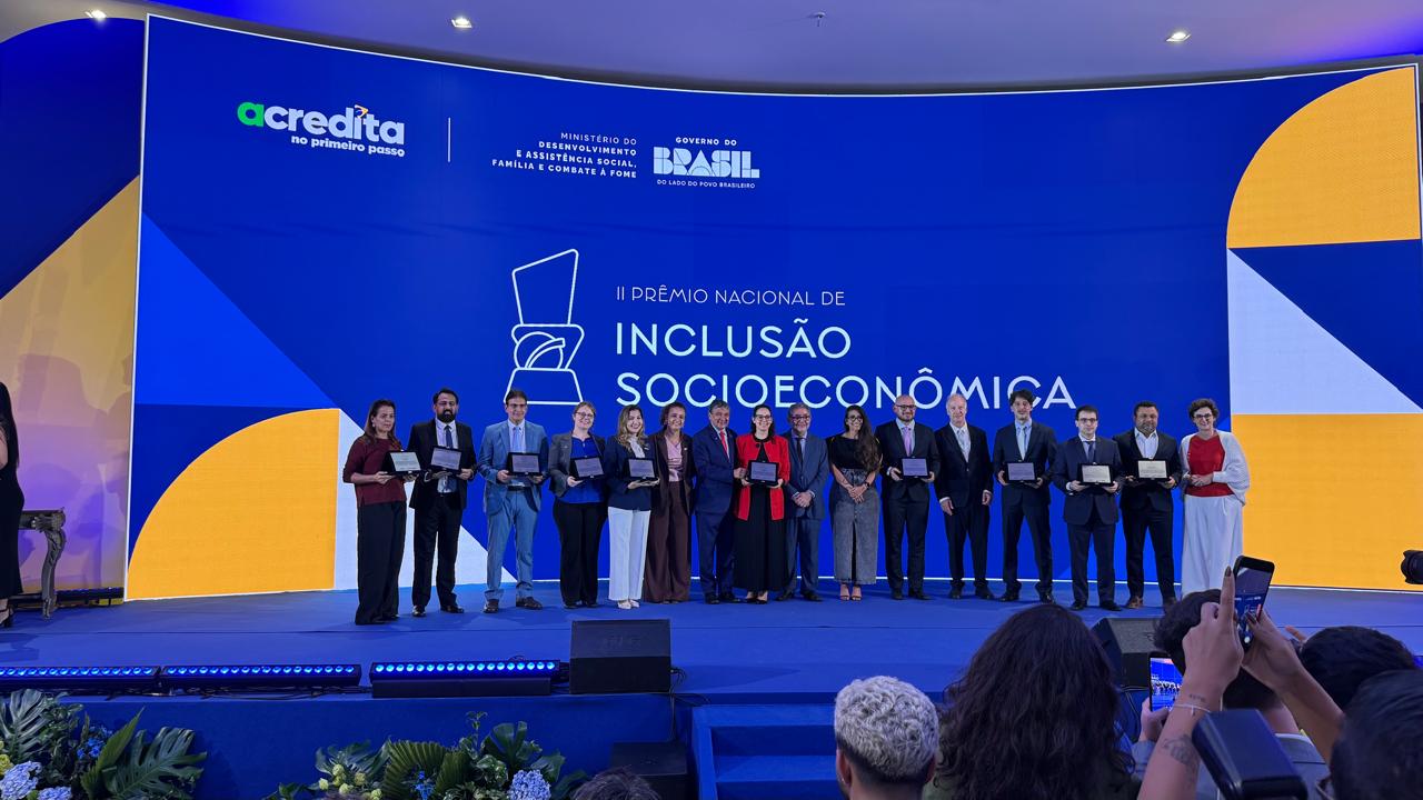 Ministério do Desenvolvimento e Assistência Social premia Instituto Êxito no 2º Prêmio Nacional de Inclusão Socioeconômica